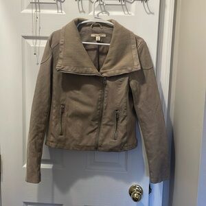 Francesca’s Mi Ami faux leather jacket size Small